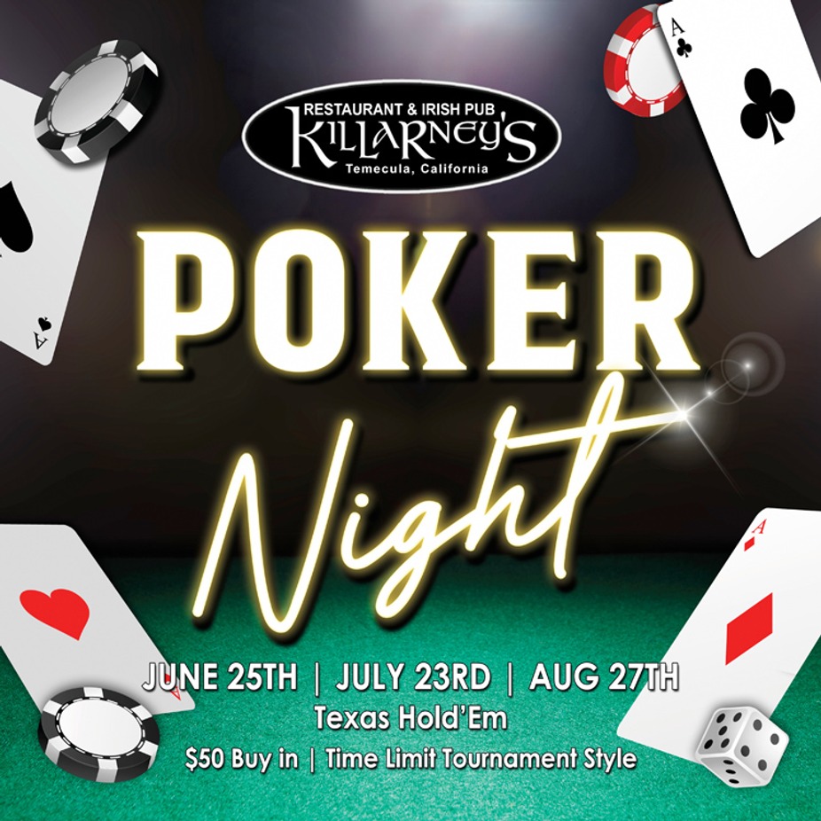 Experience the thrill: Join us at Poker Night for a chance to showcase your skills.