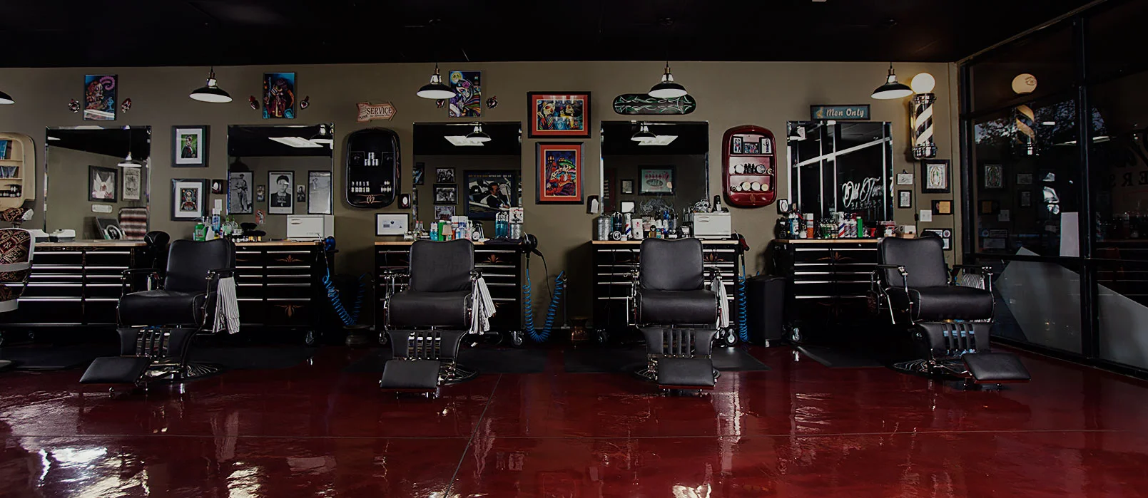 Step into the warm, welcoming embrace of Old Town Barbers in Temecula's historic district.