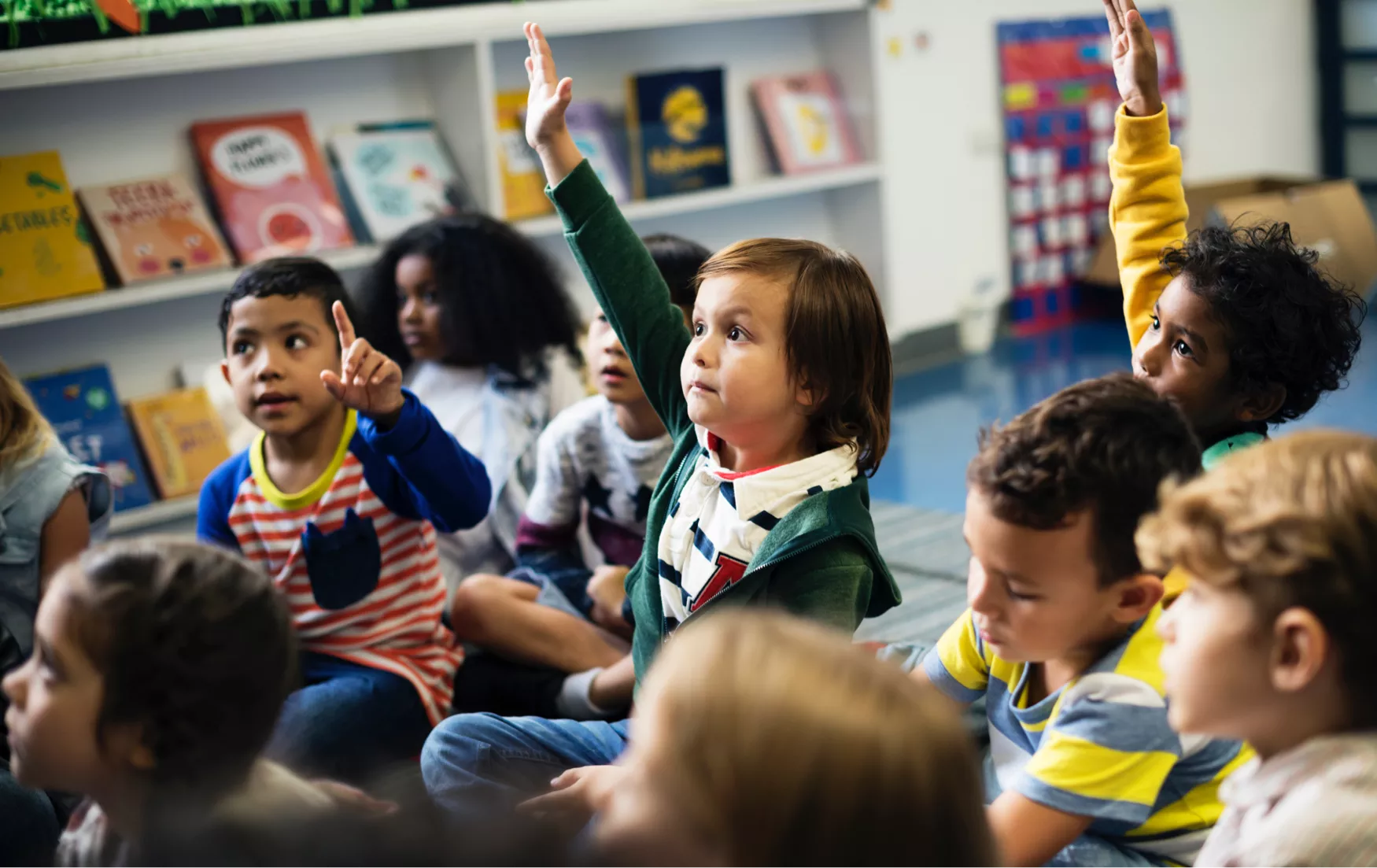Young learners at ABC Child Care Village engaging in hands-on educational activities.